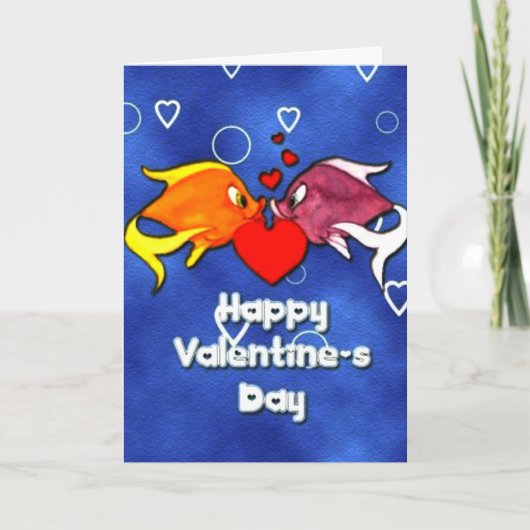 Carte de poisson de la Saint-Valentin (Devant)