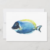 Carte de Poisson Tang Bleu Poudre (Devant)