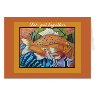 Carte de poissons