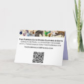 Carte de poissons d'aquarium de joyeux (Dos)