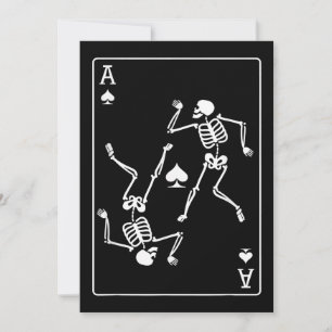 Carte de Poker Ace Jeu Carte Skeleton