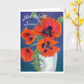 Carte de Poppies (Fleur jaune)