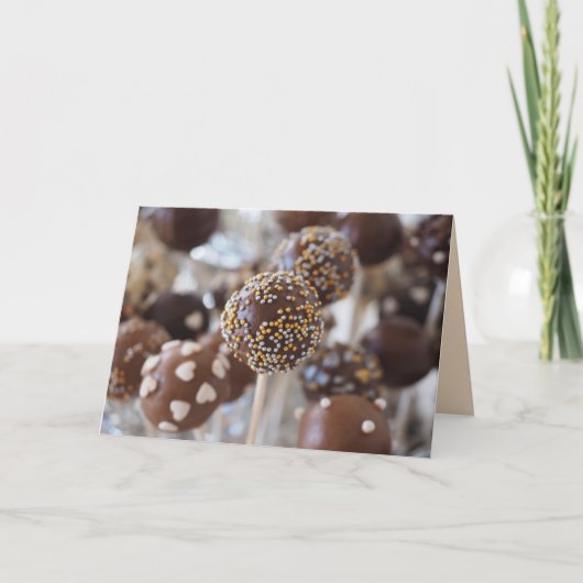 CARTE DE POPS DE GÂTEAU D'ANNIVERSAIRE (Devant)