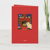 Carte de porc de Noël (Dos)