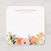 Carte de porte-bijoux Floral (Devant)