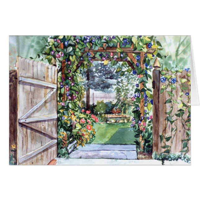 Carte de porte de jardin de PMACarlson (Devant Horizontal)