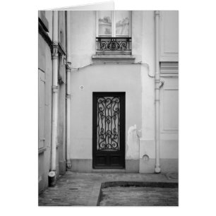 Carte de porte en fer Montmartre