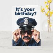Carte de portrait d'anniversaire intense (Fleur jaune)