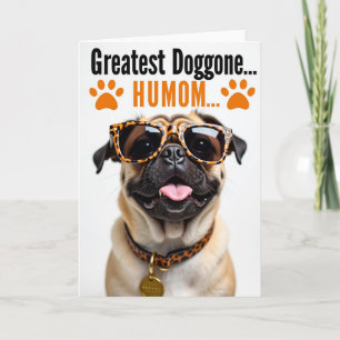 Carte de portrait de chien Humom Cool