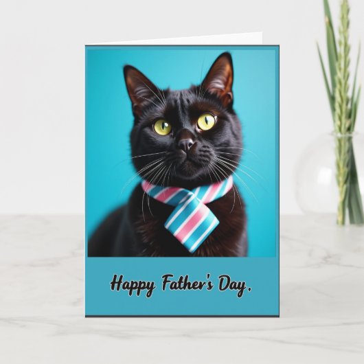 Carte de portrait de la Fête des papas à moustache (Devant)