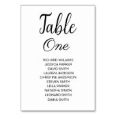 Carte de position du nom d'invité du mariage de ca (Par défaut)