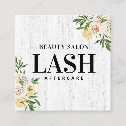 Carte de post-soins Spring Lash (Devant)
