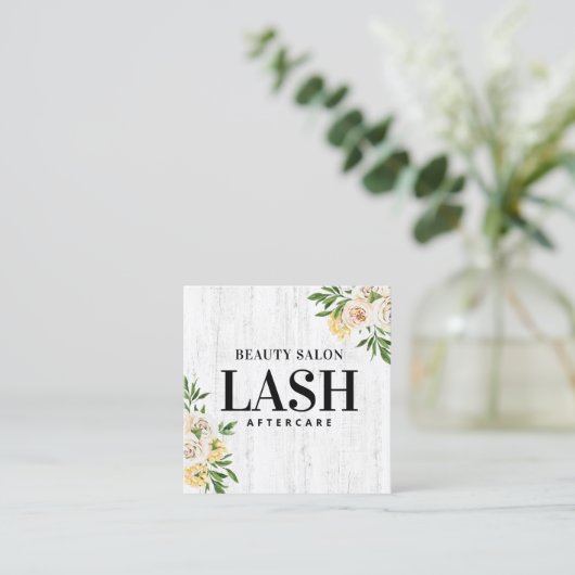 Carte de post-soins Spring Lash (Debout devant)