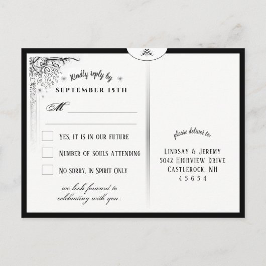 Carte de post-test Halloween correspondant à la ca (Dos)