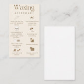 Carte de postcure de cirage (Devant / Derrière)