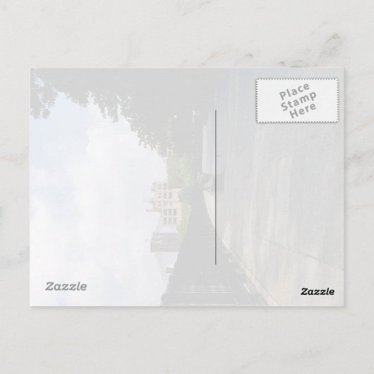 Carte de poste de banc de parc (Dos)