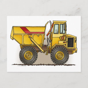 Carte de poste de camionnage Big Dump