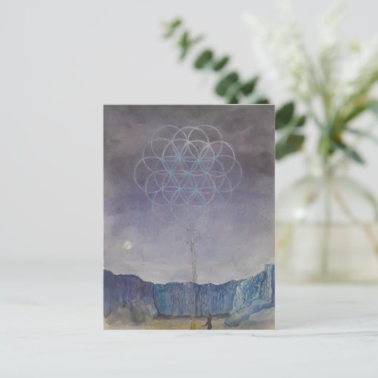 Carte de poste de danse sacrée (Debout devant)