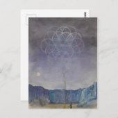 Carte de poste de danse sacrée (Devant / Derrière)