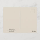 Carte de poste de dessin du carrousel de printemps (Dos)