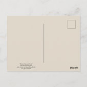 Carte de poste de dessin pour le carrousel d'hiver (Dos)