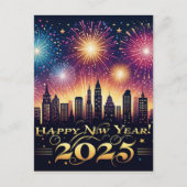 Carte de poste de la fête du feu d'artifice du Nou (Devant)