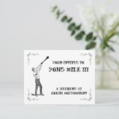 Carte de poste de l'étang (Debout devant)