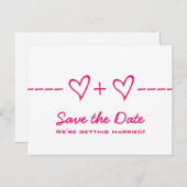 Carte de poste de sauvegarde de date d'équation de (Devant / Derrière)