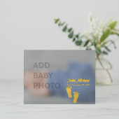 Carte de poste de vacances pour bébé Photo Foil (Debout devant)