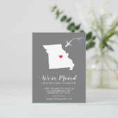 Carte de poste MISSOURI État de déplacement (Debout devant)