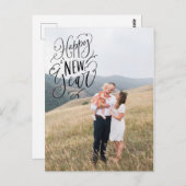 Carte de poste photo de Nouvel An (Devant / Derrière)