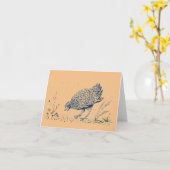 carte de poulet (Fleur jaune)