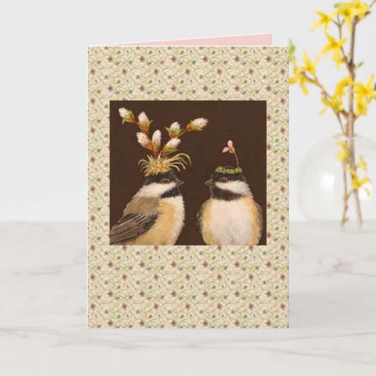 carte de poulet (Fleur jaune)