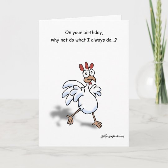 Carte De Poulet De Ressort De Joyeux Anniversaire Zazzle Be