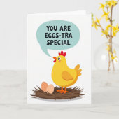 Carte de poulet Eggs Tra Special (Fleur jaune)