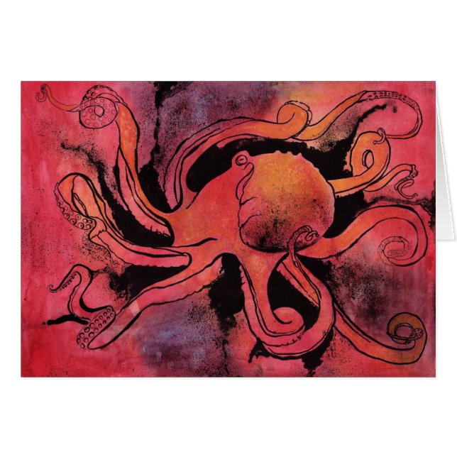 Carte de poulpe (Devant horizontal)