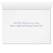 Carte de poupée en papier de Pâques Nostalgale Kit (Intérieur Horizontal (Bas))