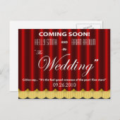 Carte de pré-annonce de cinéma (Devant / Derrière)