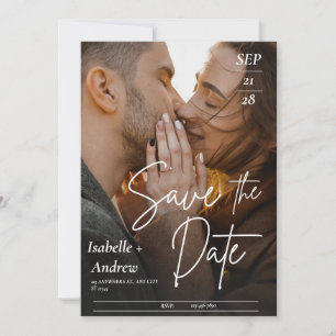 Carte de préavis de mariage personnalisée avec pho