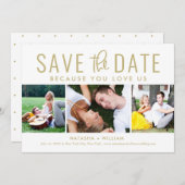 Carte de préavis éditable couleur 'You Love Us' (Devant / Derrière)