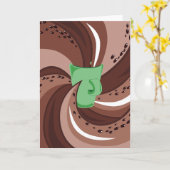 Carte de précipitation de café (Fleur jaune)