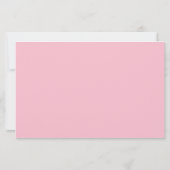 Carte de prédiction de Baby shower Nautique rose (Dos)