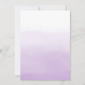 Carte de prédiction Ombre Purple et Silver Baby (Dos)