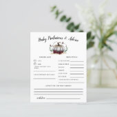 Carte de prédictions et conseils pour bébé Citroui (Debout devant)