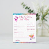 Carte de prédictions et conseils pour le papillon (Debout devant)