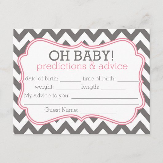 Carte de prédictions et de conseils de Grey et de  (Devant)