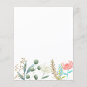 Carte de prédictions et de conseils pour bébé Show (Dos)