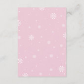 Carte de prédictions pour bébés - Jeu de Baby show (Dos)