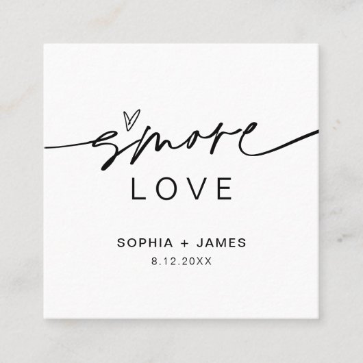 Carte de préférence EVERLEIGH Smore Love (Devant)