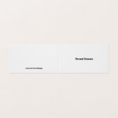 Carte de préférence Pronoun personnelle (Extérieur déplié)